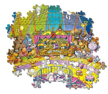 Clementoni - 39536 - Mordillo Puzzle - The Show - 1000 Pieces - Made in Italy - Jigsaw Puzzles for Adult
