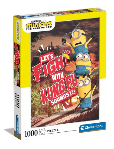 Clementoni - 39564 - Collection Puzzle - Minions 2-1000 Pieces - Made in Italy - Jigsaw Puzzles for Adult