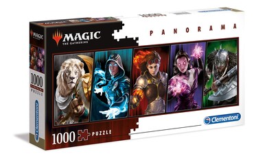 Clementoni - 39565 - Collection Puzzle Panorama - Magic The Gathering - 1000 Pieces - Made in Italy - Jigsaw Puzzles for Adult