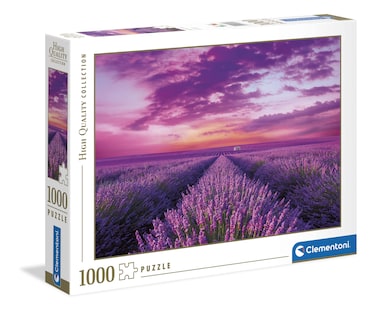 Clementoni Collection 39606, Lavander Field Puzzle for Adults and Children, 1000 Pieces, Ages 10 Years Plus