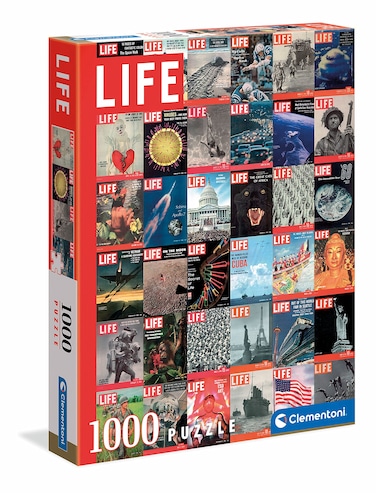 Clementoni - 39636 - Puzzle Life Magazine - Cover - Jigsaw Puzzle 1000 Pieces - Jigsaw Puzzle Vintage Wall, Poster - Made in Italy, Jigsaw Puzzle for Adults