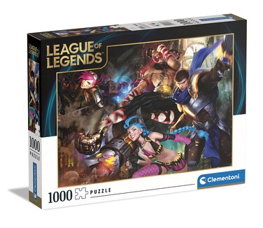 Clementoni - 39668 - Puzzle League of Legends - Jigsaw Puzzle 1000 Pieces, Made in Italy, Jigsaw Puzzle for Adults
