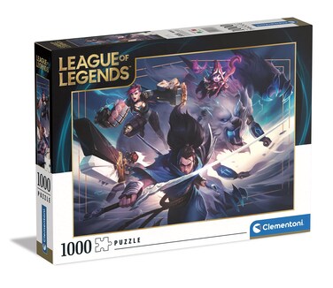 Clementoni - 39669 - Puzzle League of Legends - Jigsaw Puzzle 1000 Pieces, Made in Italy, Jigsaw Puzzle for Adults