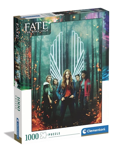 Clementoni Saga-1000, Multicolor, 39687 Fate The Winx Saga 1000 Pieces, Jigsaw Adults, Puzzle Netflix-Made in Italy, Multi-Coloured, Standard