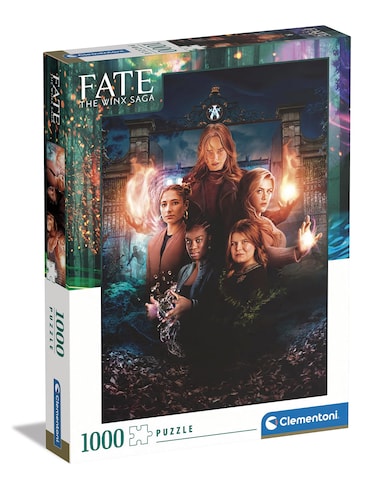 Clementoni Saga-1000, Multicolor, 39688 Fate The Winx Saga 1000 Pieces, Jigsaw Adults, Puzzle Netflix-Made in Italy, Multi-Coloured, Standard