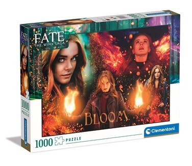 Clementoni Saga-1000, Multicolor, 39689 Fate The Winx Saga 1000 Pieces, Jigsaw Adults, Puzzle Netflix-Made in Italy, Multi-Coloured, Standard
