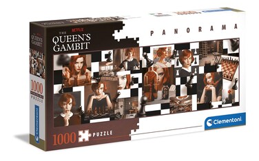 Clementoni - 39696 - Puzzle Queen's Gambit - Jigsaw Puzzle 1000 Pieces, Jigsaw Puzzle for Adults, Puzzle Netflix - Made in Italy