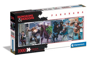 Clementoni - 39736 - Panorama Puzzle Dungeons &amp; Dragons - 1000 Pieces - Adult Puzzle, Entertainment for Adults - Made in Italy