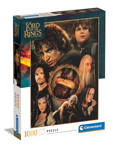 Clementoni Lord of The Rings - 1000 Pieces-Puzzle, Entertainment for Adults-Made in Italy, 39737