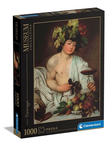 Clementoni - 39765 - Museum Collection - Caravaggio, Bacchus - 1000 Pieces - Adult Puzzle, Art, Puzzle Famous Paintings, Famous Paintings, Made in Italy