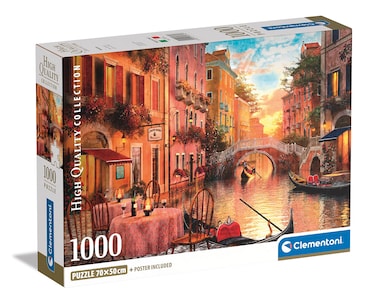 Clementoni - 39774 Venezia Puzzle Collection - 1000 Pieces - Adult Puzzle, Entertainment for Adults - Made in Italy