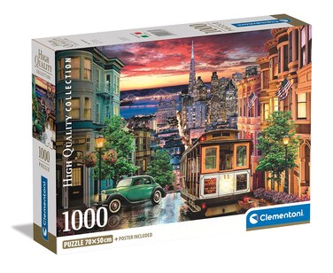 Clementoni - 39776 San Francisco Puzzle Collection - 1000 Pieces - Adult Puzzle, Entertainment for Adults - Made in Italy