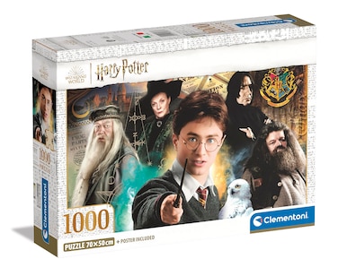 Clementoni - Harry Potter Potter-1000 Pieces-Puzzle, Entertainment for Adults-Made in Italy, 39787