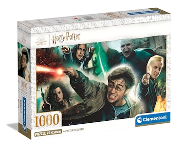 Clementoni - Harry Potter Potter-1000 Pieces-Puzzle, Entertainment for Adults-Made in Italy, 39788