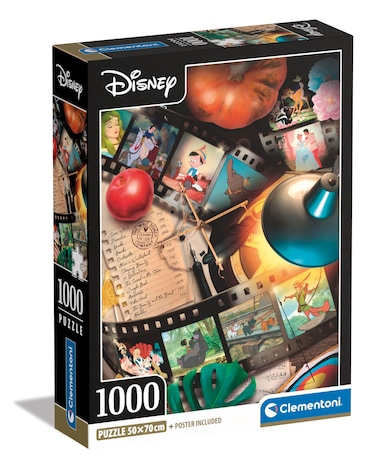 Clementoni - 39810 - Puzzle Collection - Disney Classic Movies - 1000 Pieces - Adult Puzzle, Vertical, Fun for Adults, Made in Italy