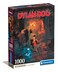 Clementoni - Dylan Dog Dog-1000 Pieces, Comic Puzzle, Author Illustrations, Vertical, Fun for Adults, Made in Italy, Multicoloured, 39817