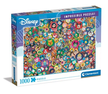 Clementoni - 39830 - Impossible Puzzle - Disney Emoji - 1000 Pieces - Adult Puzzle, Horizontal, Difficult Puzzle, Fun for Adults, Made in Italy