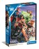 Clementoni - DC Comics Justice League League-1000 Pieces, Vertical, Fun for Adults, Superhero Puzzle, Made in Italy, Multicoloured, 39852
