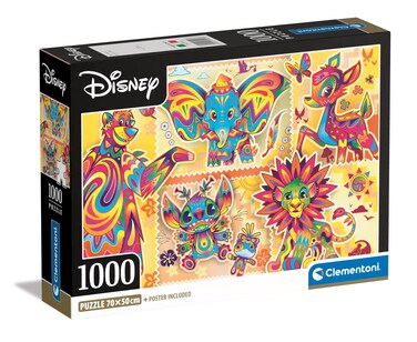 Clementoni 1000 Piece Puzzle + Poster: Disney Classics