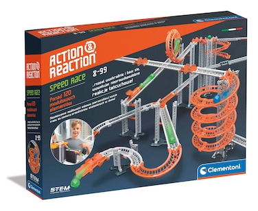 Clementoni - 50691 - Action Reaction Racetracks for Children from 8 Years