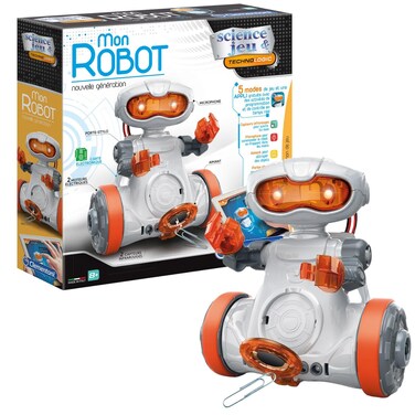 Clementoni-Mon Robot 2.0, 52434, Multi-Coloured
