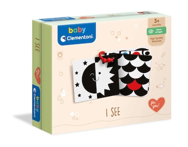 Clementoni - 52479 - Baby for You - I See - Early Childhood Game, First Activities, Children 3 Months+, Made in Italy