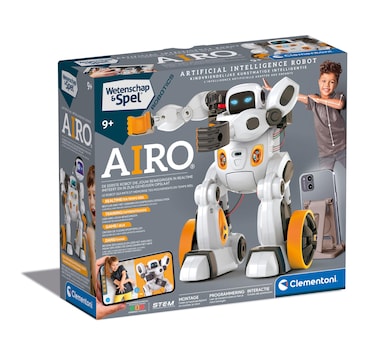 Clementoni Airo An Innovative Robot That Has Artificial Intelligence, Multicolor - 56205