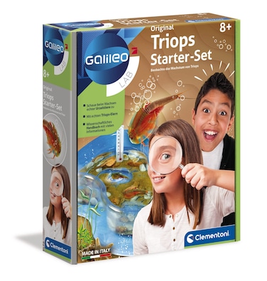 Clementoni Clementoni 59259 Galileo Lab Triops Starter Kit - Grow and Observe Prehistoric Crabs - Experiment Box for Kids from 8 Years Old - Organic Toy