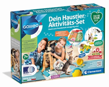 Clementoni Galileo Lab Your Pet Activity Set - Game for Children from 7 Years and Your Pet - Includes Handbook, Diary &amp; Recipes for Treats, 59310
