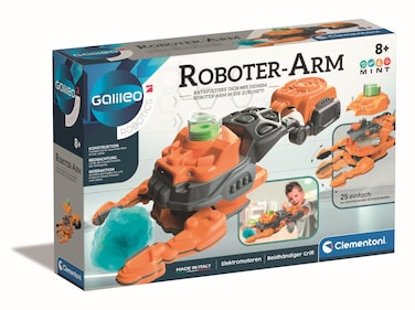 Clementoni Galileo Robotics - Robot Arm, Robotics for Small Engineers, Mechanics &amp; Technology, Toy for Children from 8 Years, 59328