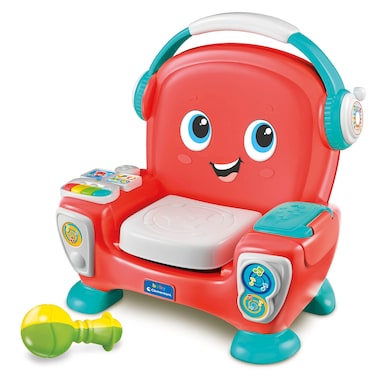 Clementoni - The Dance Chair, Educational Musical Chair to Learn First Knowledge; Children's Bilingual Musical Game Spanish and English, from 12 Months (61359)