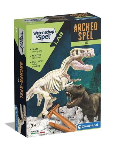 Clementoni 0619176 Archeospiel T-Rex Fluor 7 +