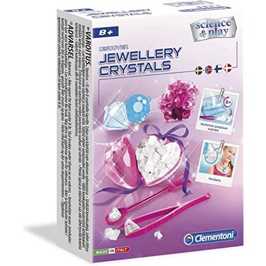 Clementoni Science &amp; Play, Crystal Jewelry, 8+ Years, 78518