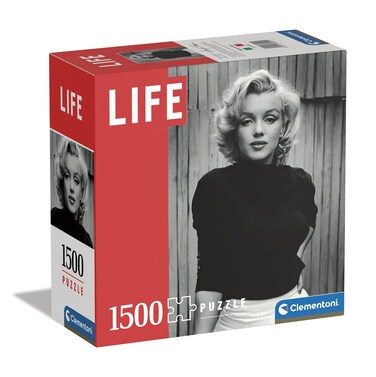 Clementoni 80505 Marilyn Monroe Monroe-1500 Pieces-Adult Jigsaw Puzzle, Made in Italy, Multicolour [Amazon Exclusive]
