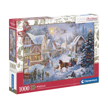 Clementoni 81504 Jigsaw Collection-Getting Ready for Christmas 1000 Pieces-Puzzle for Adults 14-99 Years, Gift for Men/Women, Made in Italy, Multicoloured