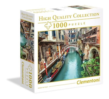 Clementoni Venice Canal 1000 Piece Jigsaw Puzzle for Adults (Square Box)