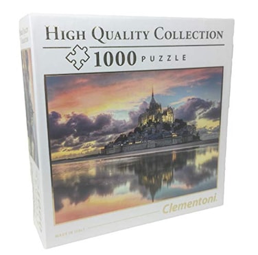Clementoni Mont Saint-Michel, France, 1000 Piece Jigsaw Puzzle for Adults (Square Box)