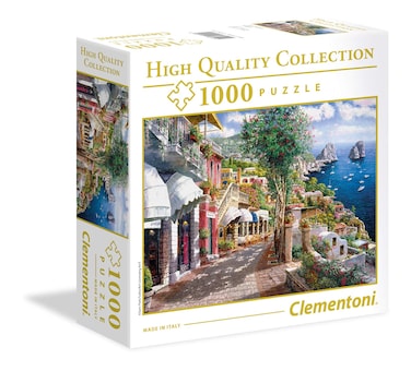 Clementoni Capri, Italy, 1000 Piece Jigsaw Puzzle for Adults (Square Box)