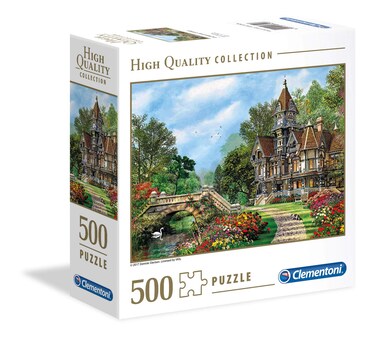 Clementoni Cottage 500 Piece Jigsaw Puzzle for Adults (Square Box)
