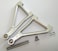 Aluminum Alloy Front Upper Suspension Arm for TRAXXAS 1/7 UDR Unlimited Desert Racer Silver