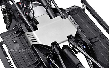 Stainless Steel Skid Plate Center Chassis Protector for Traxxas TRX-4 TRX6 Defender Trail Crawler Defender Bronco G63
