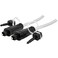 GE, 33533, Pro Digital TOSLINK Fiber Optic Cable with Mini TOSLINK Adapters, 6'
