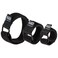 Klein Tools 450-600 Cable Organizer, Hook and Loop Cinch Strap Cable Ties, Includes Two 6-Inch, Two 8-Inch and Two 14-Inch Straps, Black