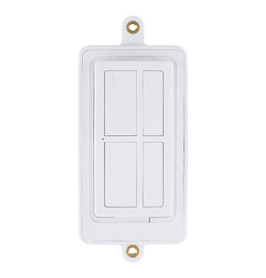 GE Add-on On/Off &amp; Dimming Wireless Remote Control Light Switch, White, 39766