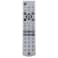 GE 4 Device Universal Remote for Samsung, Vizio, LG, Sony, Sharp, Roku, Apple TV, RCA, Panasonic, Smart TVs, Streaming Players, Blu Ray, DVD, Simple Setup, 6 Device, Big Button, Backlit, Silver, 34931