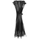 Klein Tools 450-200 Cable Ties, 50-Pound Tensile Strength, Heavy Duty Nylon Cable Zip Ties, Indoor / Outdoor Use, 7.75-Inch, Black, 100-Piece