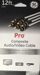 GE Pro 12ft. Composite Audio/Video Cable