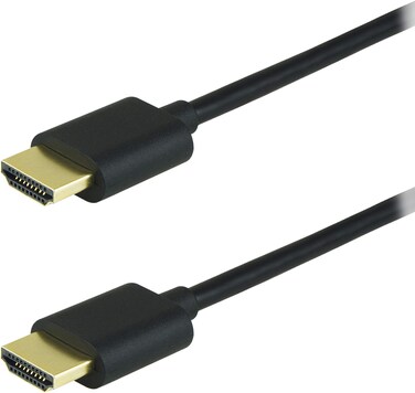 GE HDMI Cable Kit, 6ft. HDMI Cable with Mini HDMI Adapter and Micro HDMI Adapter, High Speed with Ethernet, Gold Connectors - Bl