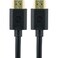 GE High Speed HDMI Cable, Ethernet,3ft HDMI,4K Ultra HD,Full HD 1080P,Lossless Surround Sound,Audio Return Channel,Smart TVs,Roku,Fire Stick,Apple TV, Streaming Devices,Blu Ray,Cable,34475,BLACK