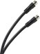 GE RG6 Coaxial Cable, 25ft. F-Type Connectors, Double Shielded Coax, Input Output, Low Loss Coax, Ideal for TV Antenna, DVR, VCR, Satellite Receiver, Cable Box, Home Theater, Black, 27535
